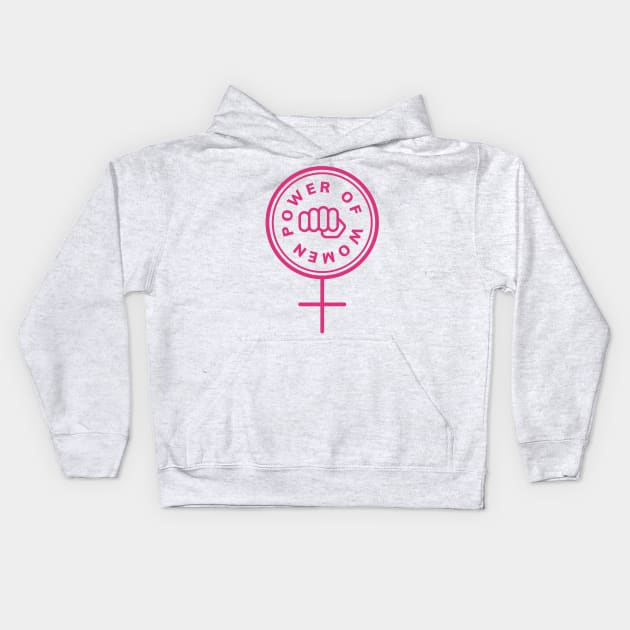 girl power struggle Kids Hoodie by iambolders